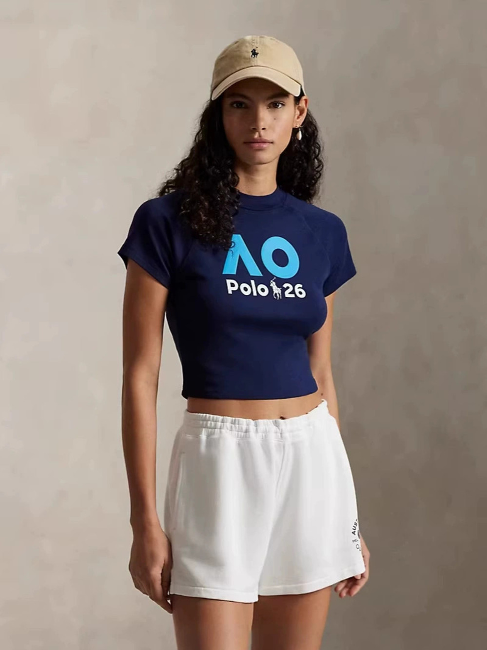ZARA Summer Casual Yoga High Waist Short Sleeve Letter Print Sports Top